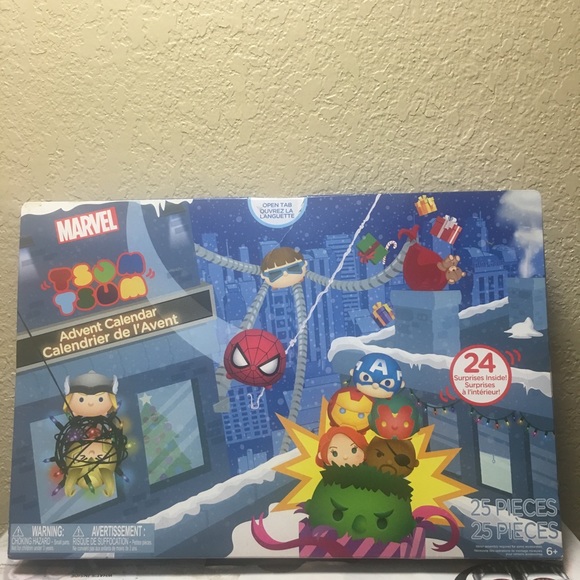 marvel tsum tsum advent calendar characters